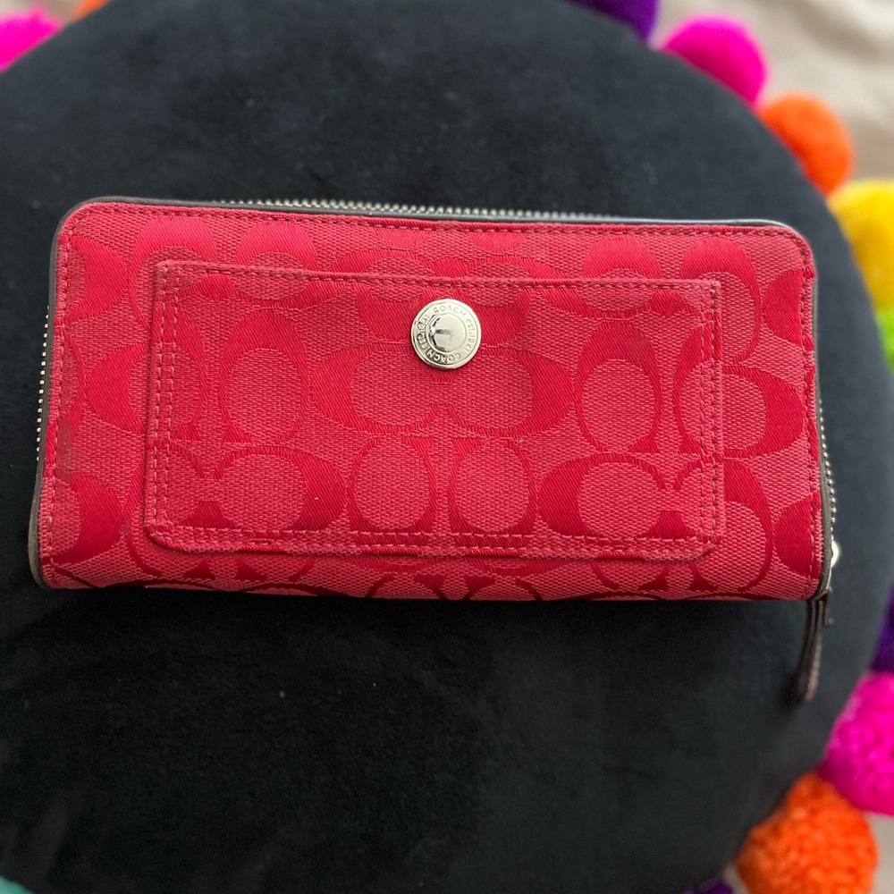 Coach Red Women's Wallet